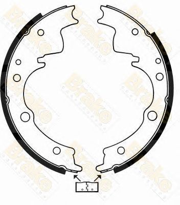 BRAKE ENGINEERING sh1148 -  Комплект тормозных колодок